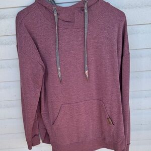 Maurices Dusty Rose Pullover Hoodie